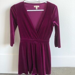 velvet romper